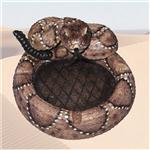 WLD32159 Serpents Ashes Rattle Snake Ashtray